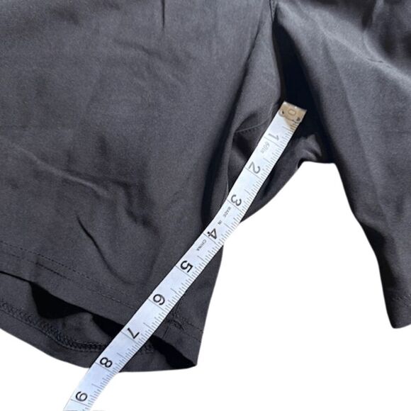 LRD Men's Performance Workout Shorts With Compression Liner Black Size XL - Picture 4 of 7